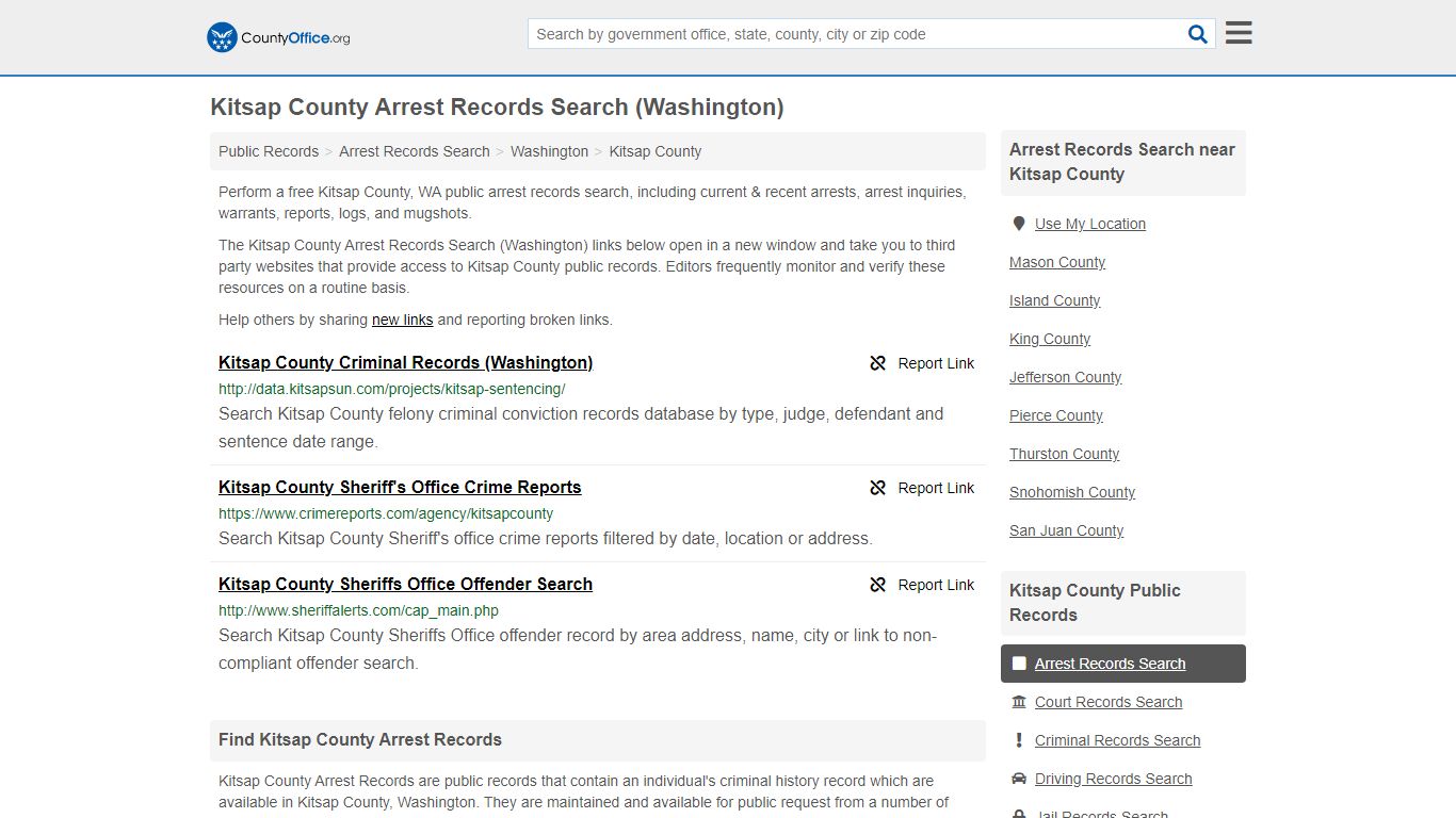 Arrest Records Search - Kitsap County, WA (Arrests & Mugshots)